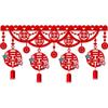 Chinese Style Hanging Banner Non-woven Wall Ornaments Wall Hanging Pendant  Curtains Decor