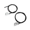 BSR671 Sunroof Sliding Roof Glass Lifter Pull Cable Set Left Right for Peugeot 206 206+ 207 842461