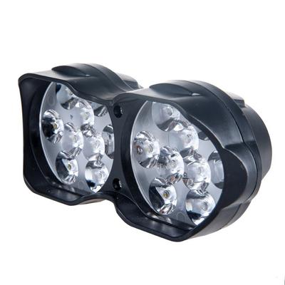 Super Bright Motorcycle Car Light 18 LED 40W Light Headlight Spotlights Headlamp
