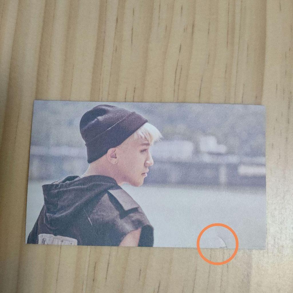 [USED] BIGBANG MADE SERIES E Korean CD Black Trading Card Seungri