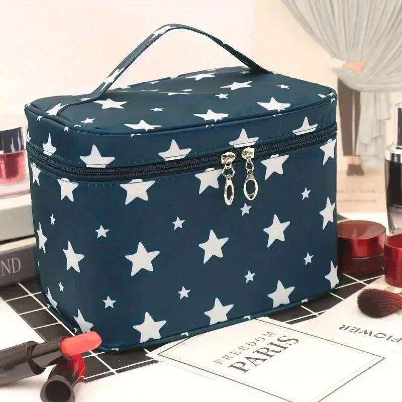 Travel Makeup Bag Waterproof Portable Women's Cosmetic Bag Large Capacity Toilet Storage Cosmetic Box Zipper Washing Beauty Bag