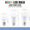 16 Color E27 RGB Remote Control Bulb Led Light For Room Smart Bulb Lamp Dimmer Low Power Consumption Energy Save Adjustable Bulb