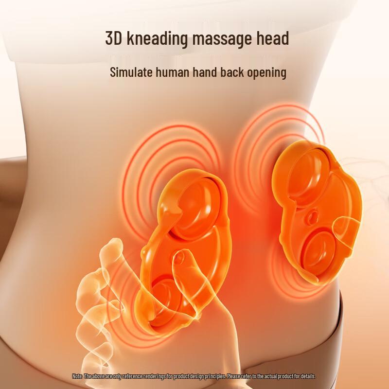 FAERCON Lumbar Back Massager with Heat CN plug (adapter included)