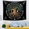 Tree of Life Tapestry Digital Printing Decorative Fabric Live Broadcast Background Fabric Bedside Hanging Fabric Tapestry