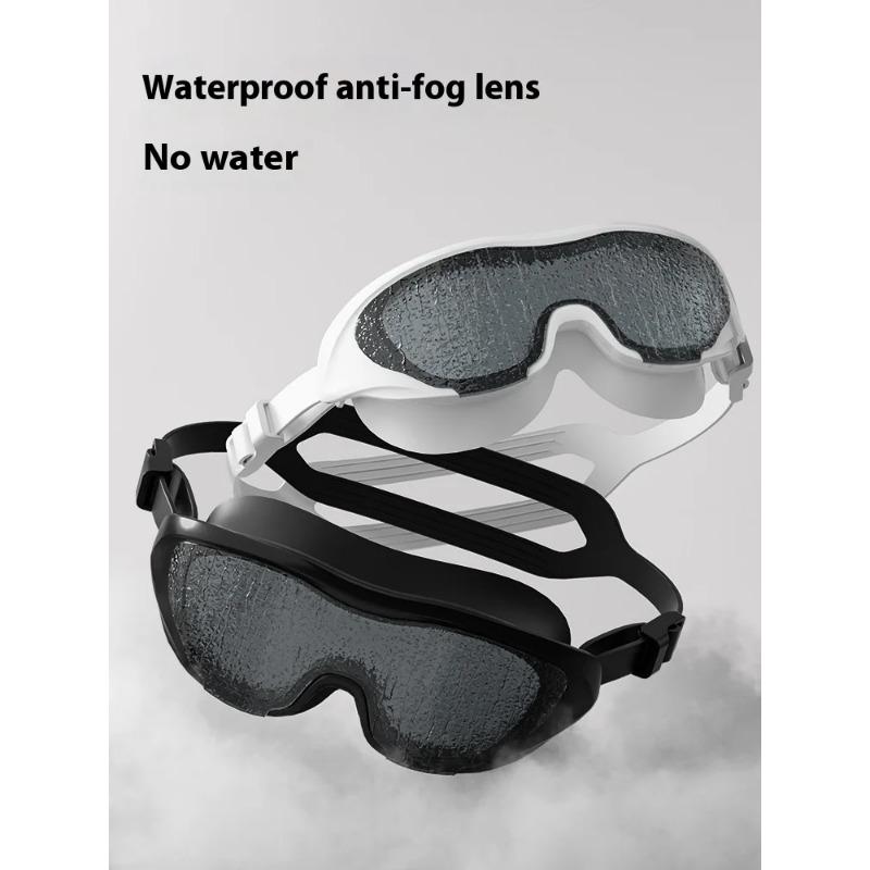 Swimming Goggles Adult HD Waterproof Anti-fog Large Frame Swimming Goggles for Men and Women Professional Diving Equipment