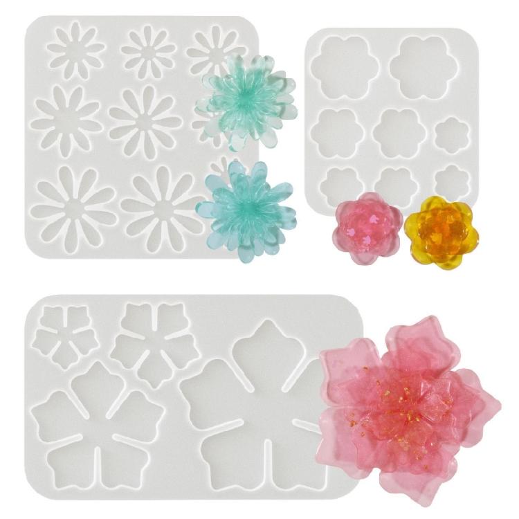 Beginner Friendly Silicone Mould For Crystals Flower Decorations Crafting Home