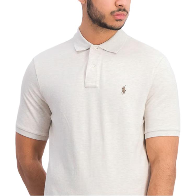 Polo Ralph Lauren Ss26 Embroidered Pony Short Sleeve Cotton Polo Shirt Classic Edition Men tops 710534735-187