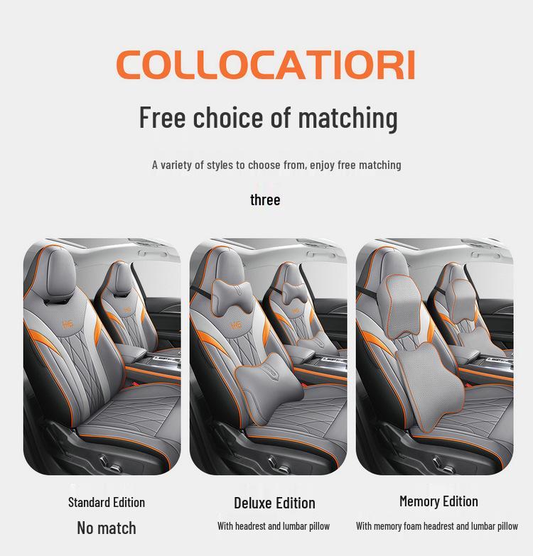 Universal Leather Car Seat Cushion for Hongqi H6 - New Model for All Seasons