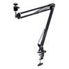 Sanwa Direct Webcam/Smartphone Arm Stand, Angle and Height Adjustable, Clamp Type, 200-DGCAM021