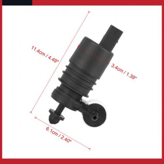 Pack of 1 For BMW X3 X4 Car Windshield Windscreen Washer Pump Motor 67127388349