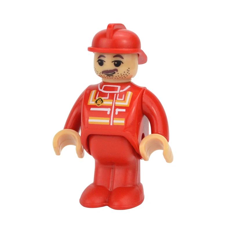 Tutti i Tipi di Personaggi Bambolotti Uomini Piccoli Accessori Ferrovia in Legno Famiglia Lavoratore Polizia Medico Figure Adatto Per Biro Giocattoli in Legno