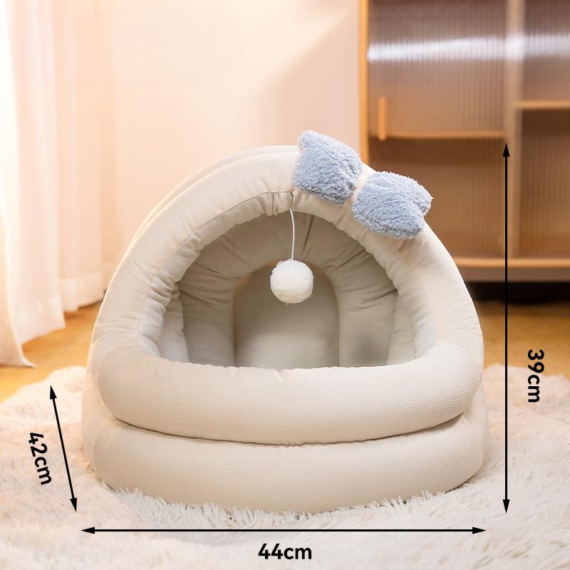 

Зимнее теплое гнездо для кошек Безопасный домик для кошек Малый и средний питомник S:44*42*39cm