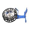 Left-Handed Ice Fishing Reel Full Metal Skeleton Aluminium 39g Lightweight with Unloading Force Adjustment for Ice Fishing Enthusiasts
