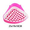 Portable Triangle Rabbit Litter Tray Cleaning Supplies For Small Pet Potty Trainer Plastic Removable Pet HamsterToilet