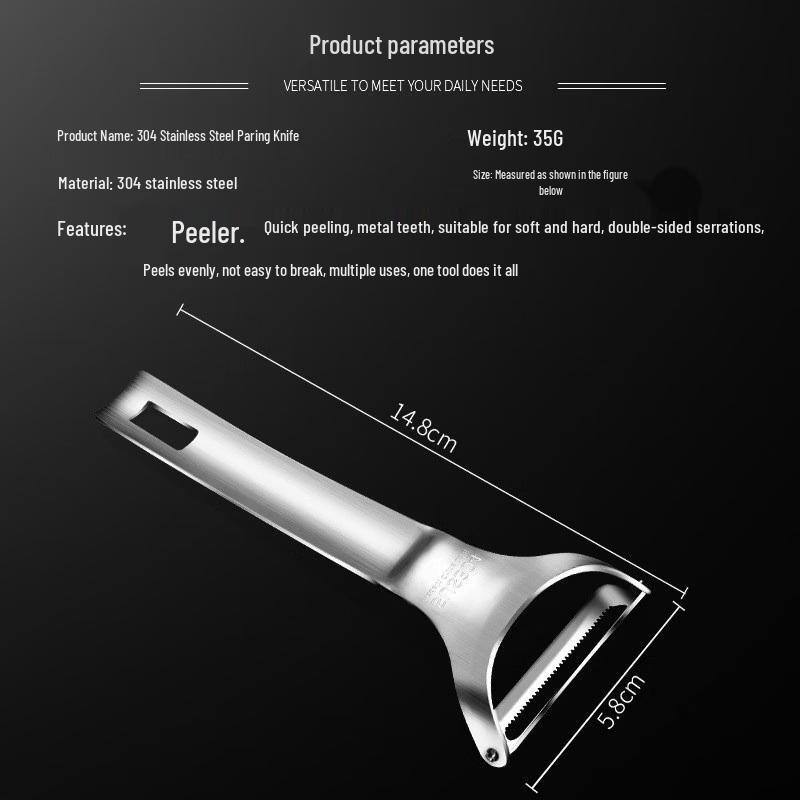 ZISIZ Serrated Fruit and Vegetable Peeler Set
