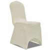 Stretchable Chair Cover - Maison Exclusive - Cream Color - Pack of 100 Pieces - Stretchable (90% Polyester, 10% Elastane)