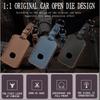 Leather Key Case Shell Fob for Mazda 3 Alexa CX4 CX5 CX-5 CX8 CX-30 CX30 2019 2020 Protector Accessories