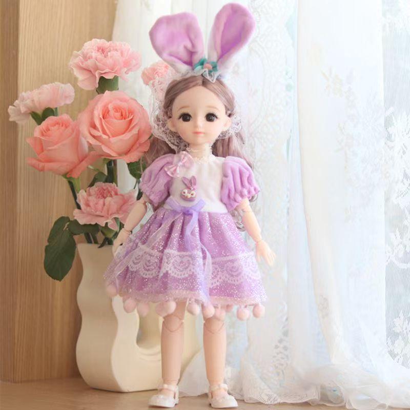 Oblečení pro 30cm panenku Pěkné šaty 1/6 BJD panenka DIY Oblékání Lolita Princeznovská sukně Oblečení Hračka pro dívku Sváteční dárek Doplňky pro panenku