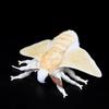 Soft Silkworm Moth Plush Toy Cute Simulated Insect Animal Exquisite Fuzzy Winged Bug Decorative Ornament Kids Gift Home Decor