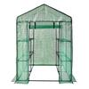 Walk-in Green House, 4.6 X 4.6 X 6.6 Ft Greenhouse with Shelves, Set Up In Minutes, High Strength PE Cover with Doors & Windows and Steel Frame,