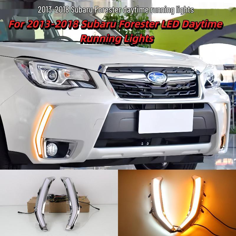 Front Bumper LED Daytime Running Lights for 2013-2018 Subaru Forester