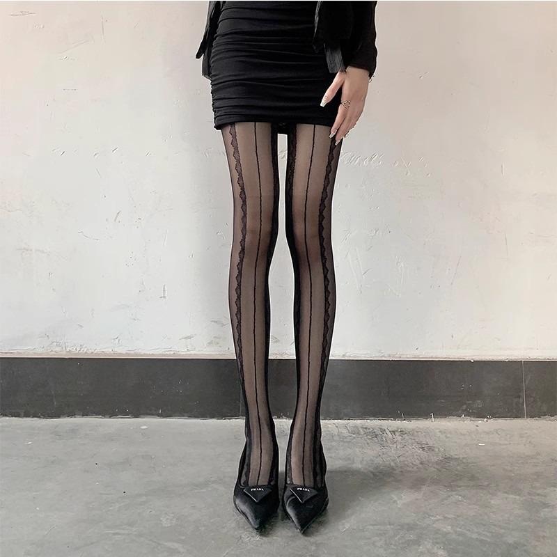 Lolita Style White Tights Women Charming Slim Pantyhose Woman Fashion Summer Spring Lace Bottomed Leggings Ladies Sweet Hosiery
