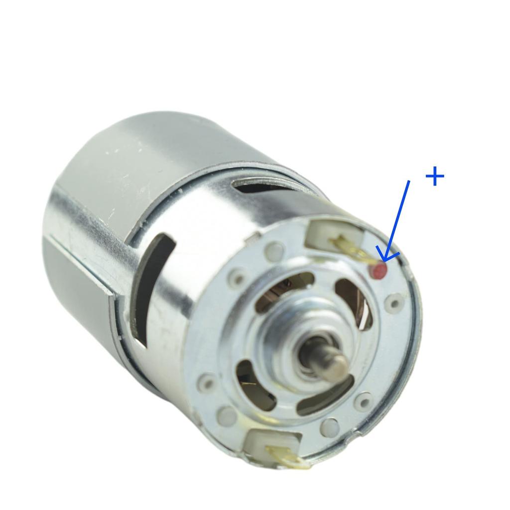 CONQUERALL 775 DC Double Ball High High Speed Motor for DIY Hand Drills and Chainsaws Motor, 12V/24V, 14500-29000RPM, Bearings, Torque,