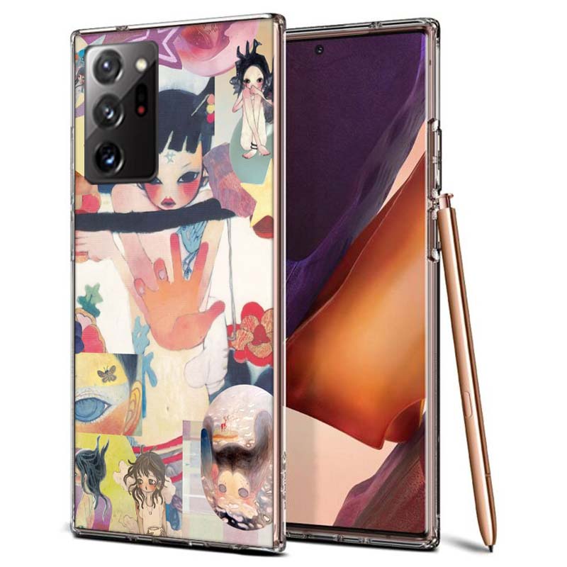 Aya Takano Gemälde Handyhülle für Samsung A55 A35 A25 A15 A07 A05S A16 A17 A26 A36 A37 A56 A57 Galaxy Note 20 10 A50S A71 A51