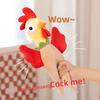 Rooster Funny Ginseng Stuffed Animal Plush Doll Pillow For Party Decor And Gift