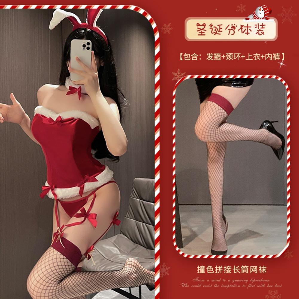 Xianyi Sexy Underwear One-piece Velvet Sexy Bunny Uniform Passion Free Temptation New Year Outfit QqnyS13
