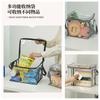 Foldable Student Book Organizing Bin Box Household Large Capacity Transparent Dustproof Collection Container Books Clothes Snacks Organizer Pouch