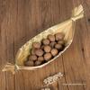 Handmade Bamboo Boat-Shaped Woven Fruit and Snack Storage Basket