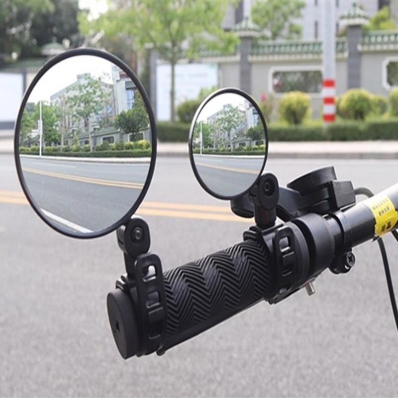 Universals Bike Mirror Adjustable Handlebar Rearview Mirror Handlebar Mount Mirror for Electric Bike Road Bicycles