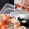 Container for 15 Eggs Egg Box Kitchen Organizer for the Refrigerator Lockable