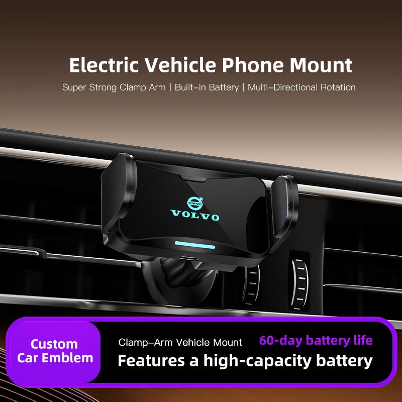 Supporto per Telefono Wireless per Auto Stazione di Ricarica Rapida Caricabatterie Auto Induzione Infrarossa Per Volvo Rdesign V60 V40 XC90 S60 C30 XC6
