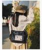 New Preppy Style Girl Cute Kawaii Ulzzang Ita Bag Y2K Large Capacity Fashion Jk Uniform Shoulder Bag With Small Badge Bag