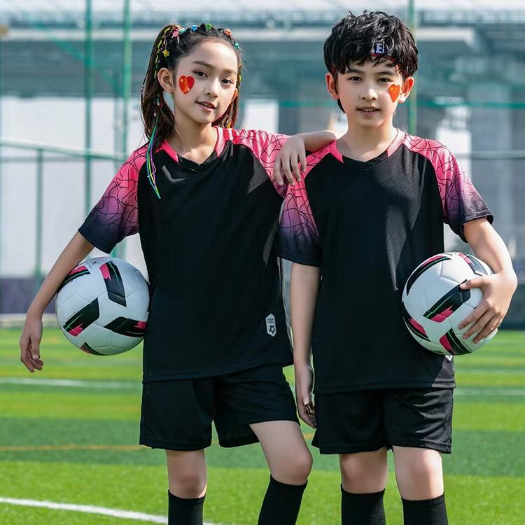 Set Maglia da Calcio Uomo Gioco Allenamento Maglia Stampata Bambini Adulti Maglia Sportiva Ragazze Scuola Primaria