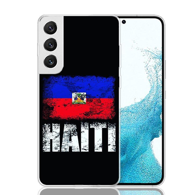 Haiti Haitian Flag Phone Case For Samsung Galaxy S26 S25 Edge S24 S23 FE S22 Ultra S21 Plus S20 + Fundas Cover Coque Galaxy S25