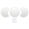 Moon Phase Mirror Set Decorative Acrylic Wood Living Room Wall Decor Self Adhesive Ornament