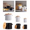 Vintage Style Potato Onion Garlic Storage Container with Ventilation Holes Space Saving Kitchen Storage Bins