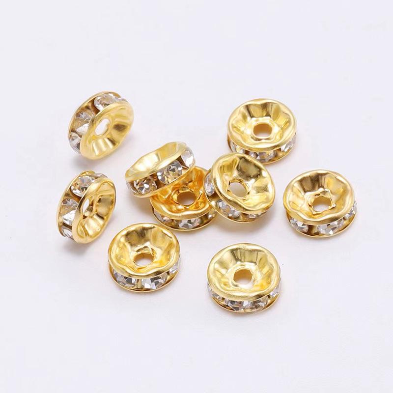 

Разделительные бусины в виде бриллиантовых колец для изготовления украшений своими руками - Ожерелья и браслеты 6mm