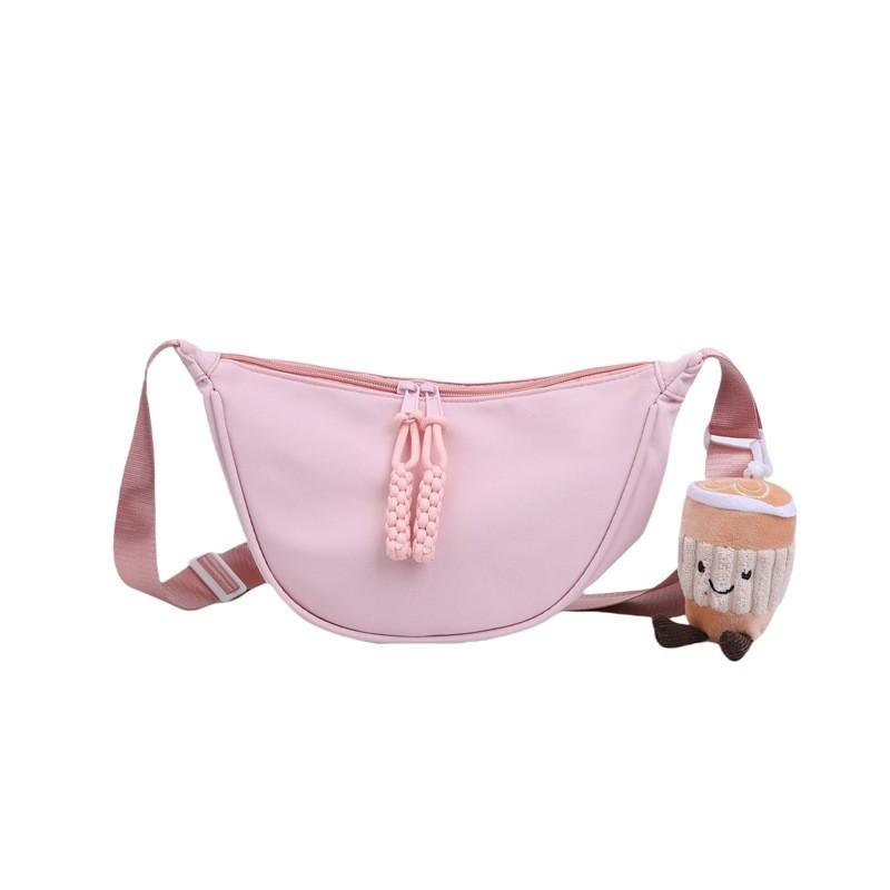Nylon Duffle Bag For Women Lightweight Casual Singlecompartment With Zipper For Daily Use