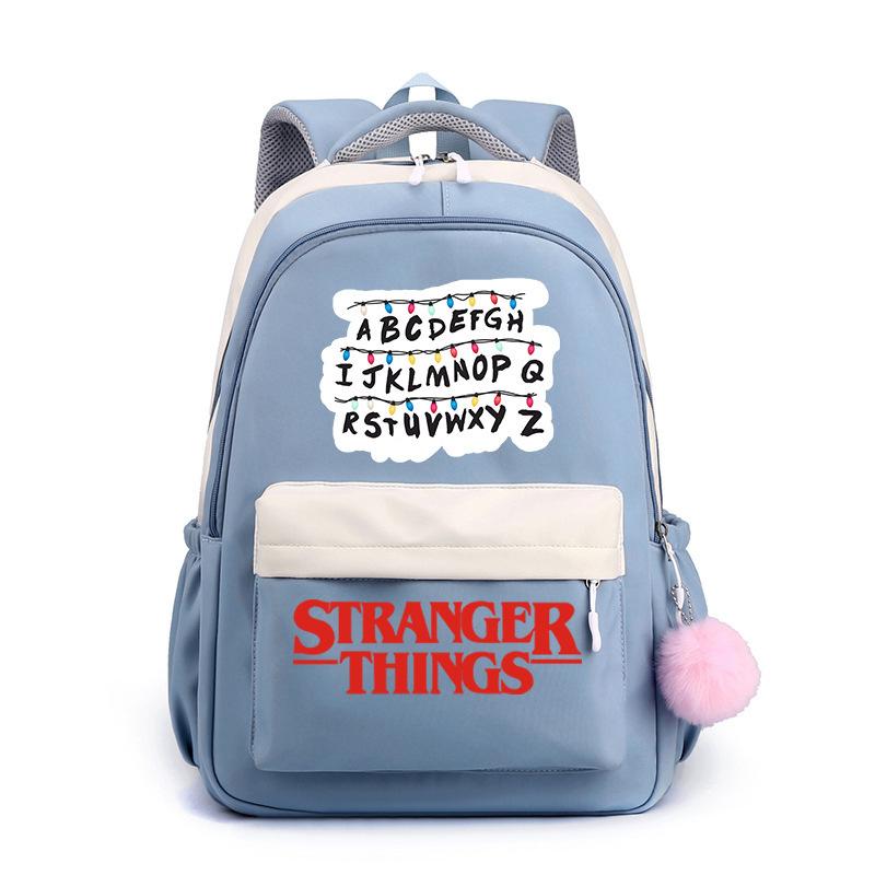 Stranger Things Stranger Things Fashion Peripheral Printing Student School Bag Large Capacity Backpack