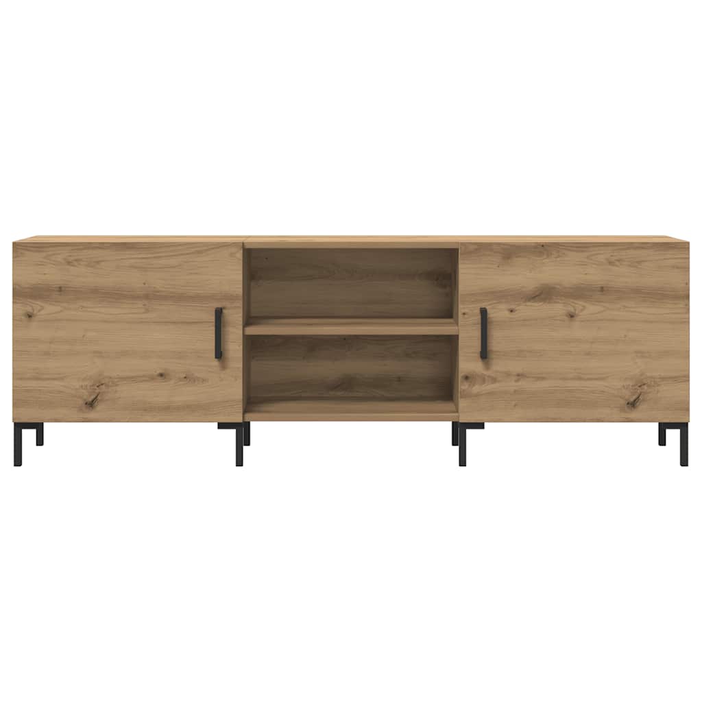 Szafka Tv, Dąb Artisan, 150X30X50 Cm, Materiał Drewnopochodny