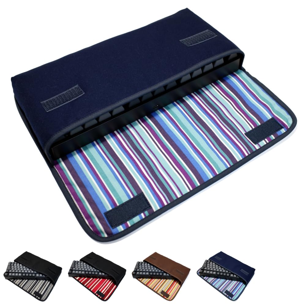 

suono REALFORCE RC1 Case Handmade Japanese Keyboard Case Cover (Navy Azzurri)