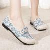 Women's Shoes Spring New Old Beijing Cloth Shoes Shallow Mouth Middle-aged and Elderly Mother Shoes One Pedal Light and Comfortable Casual Shoes