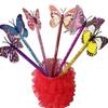 12 Pieces Plastic Butterfly Ballpoint Pens Butterfly Ballpoint Pens  Office Stationary Supply