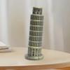 Tower Model Statue, Collectable Retro Style Figurine for Cabinet Tourism Souvenir