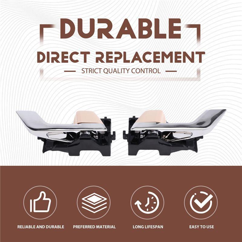 SXR-4Pcs/ Set Front/Rear Ide Door Handle 69206-0N010/69205-0N010 For Toyota REIZ GRX13 2010-2017 Inner Door Handle Pull