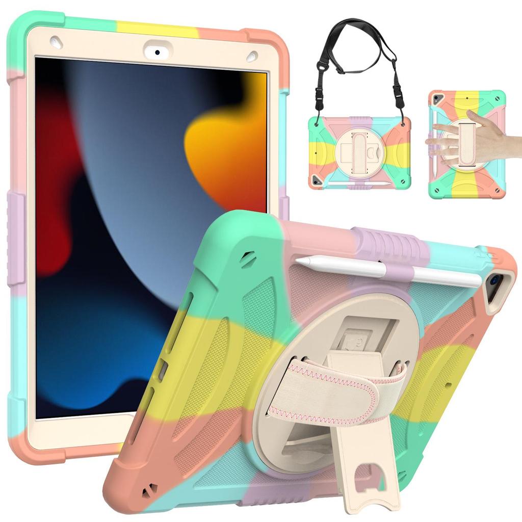 10.2 Silicone Rotating iPad Case for Apple Air3 - Full Coverage, Child-Friendly